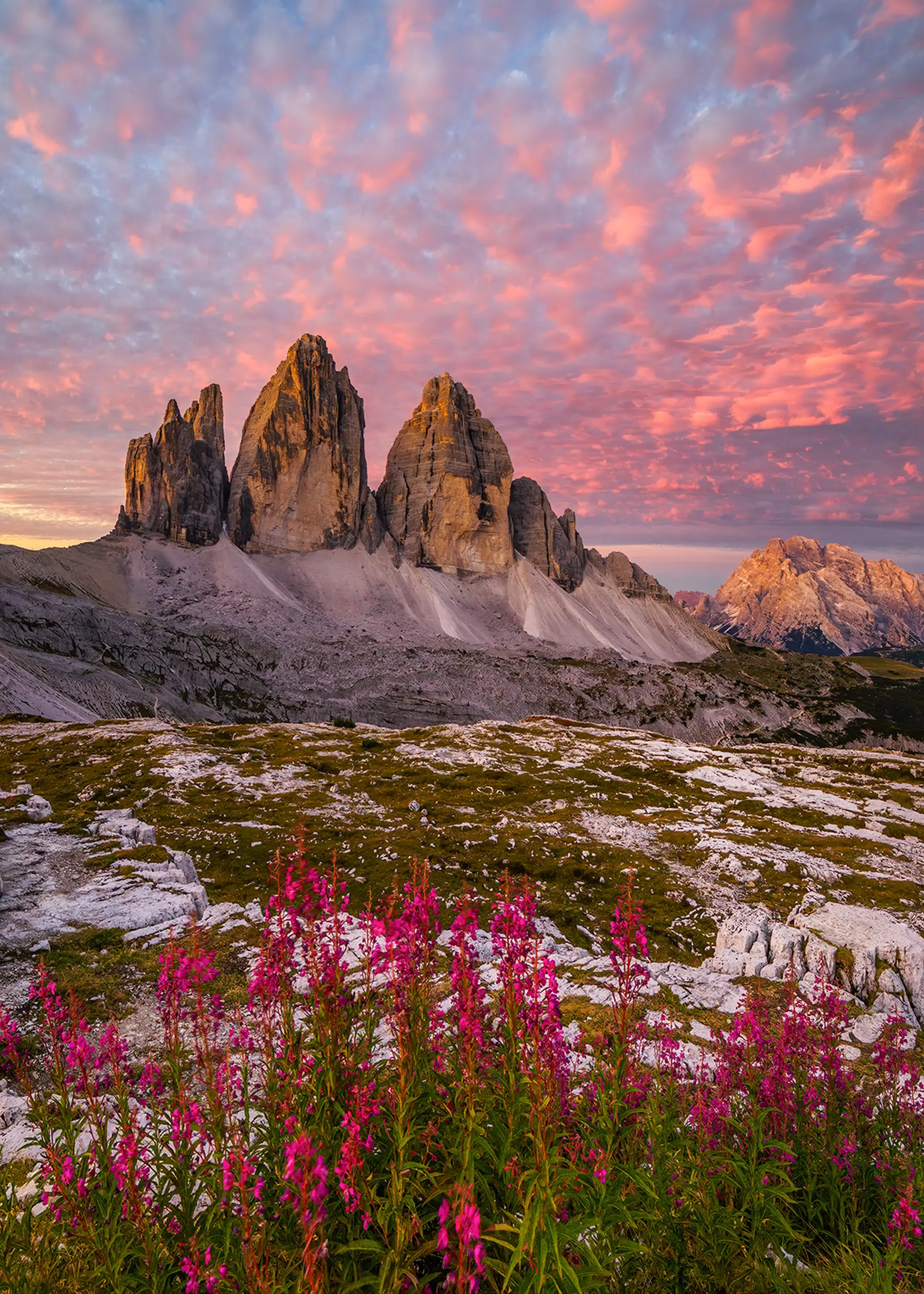 Tre Cime di Lavaredo under the Milky Way